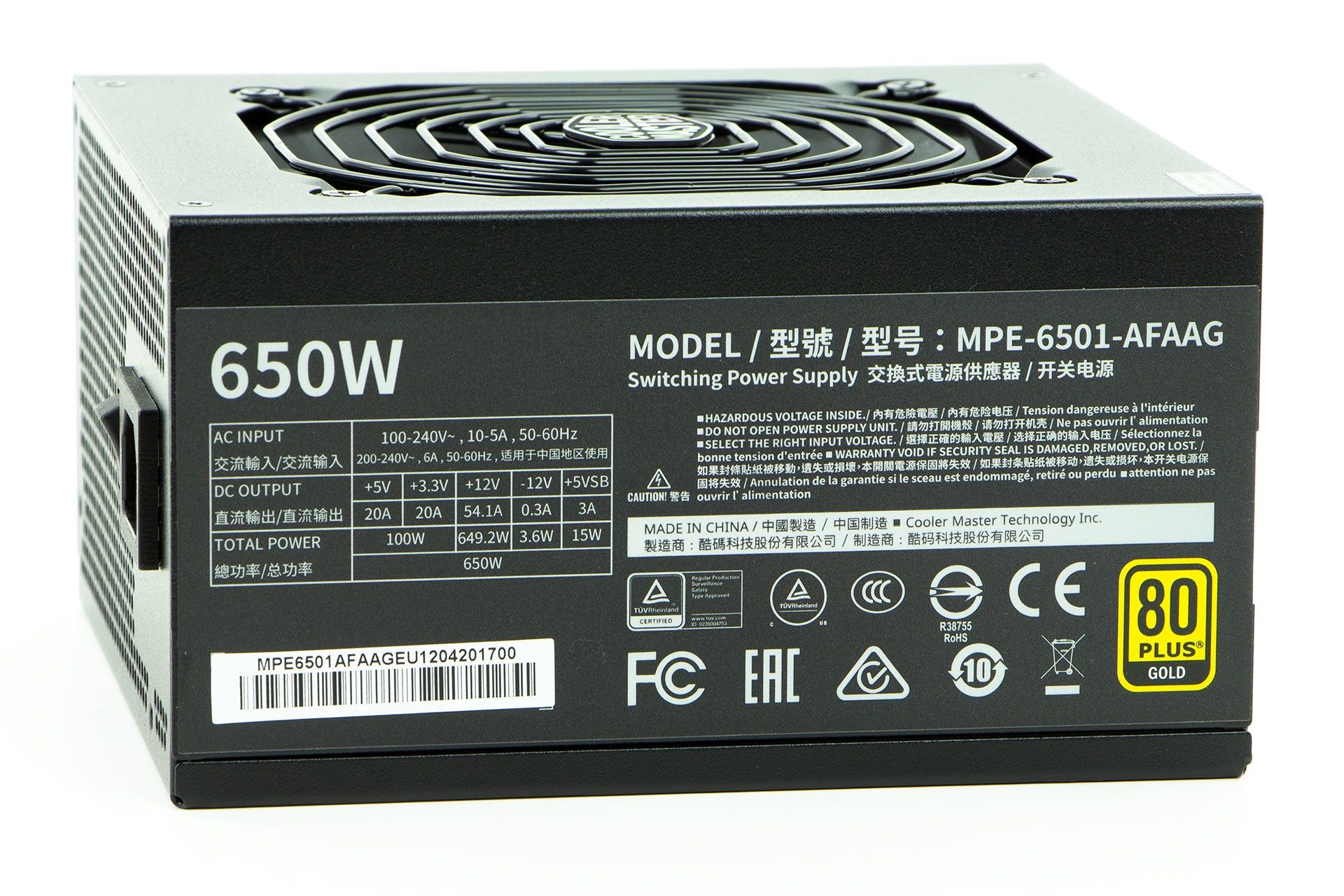 Cooler Master MWE Gold 650 - V2 Full Modular