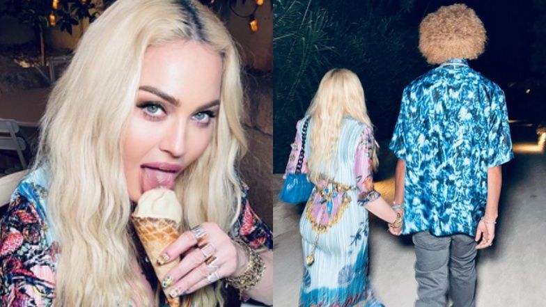 Madonna celebruje 63. urodziny, zajadając się lodami