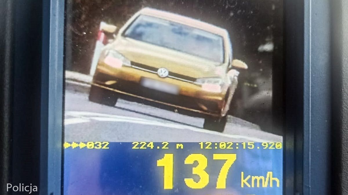 Jechał o 87 km/h za szybko, ale nie to było problemem
