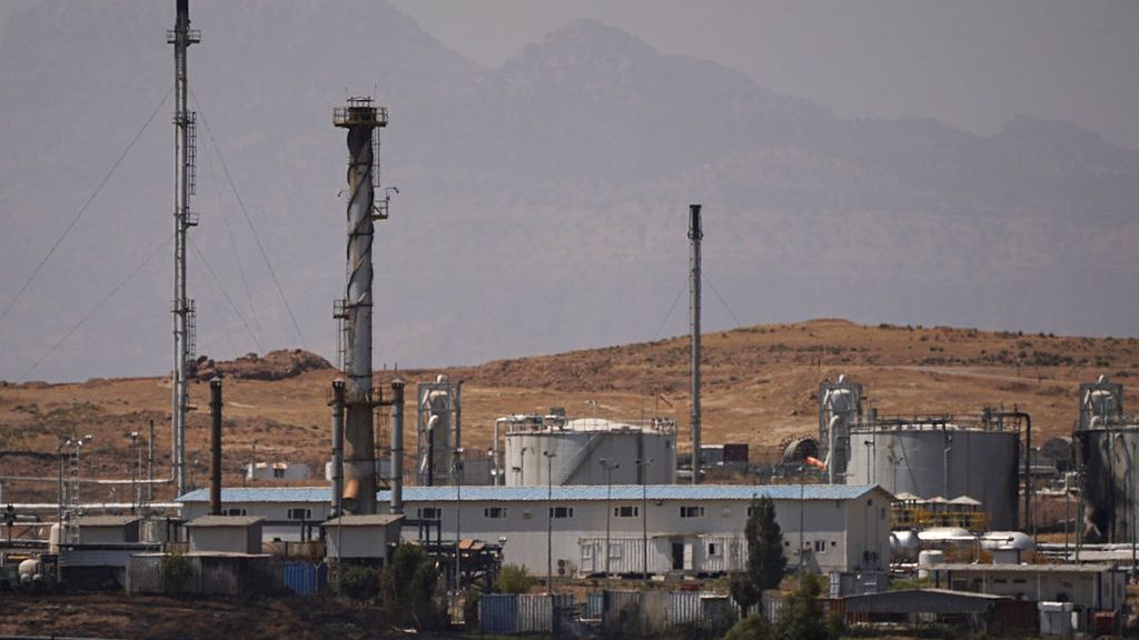 Rafineria w północnym Iraku