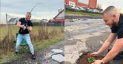 Ulica jest dziurawa jak ser? Patent z Leszna błyskawicznie zmobilizuje drogowców