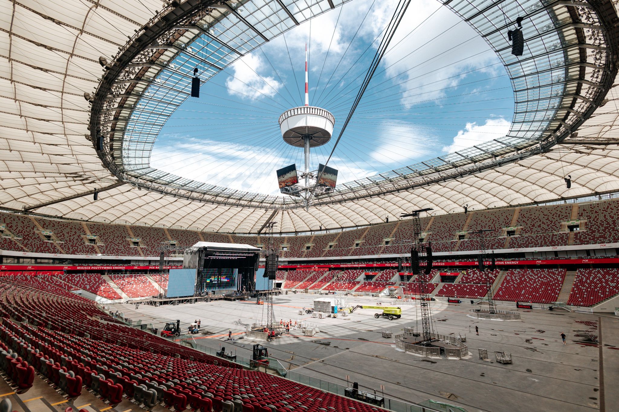 Scena na koncert Jennifer Lopez