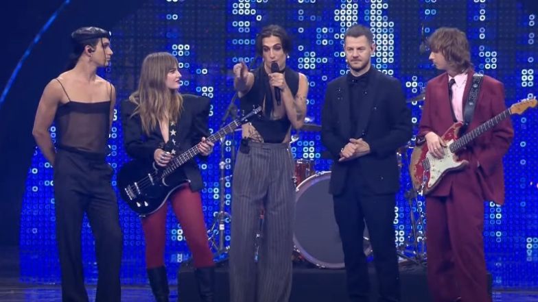 Eurowizja 2022. Damiano David z Maneskin żartuje z oskarżeń o wciąganie kokainy