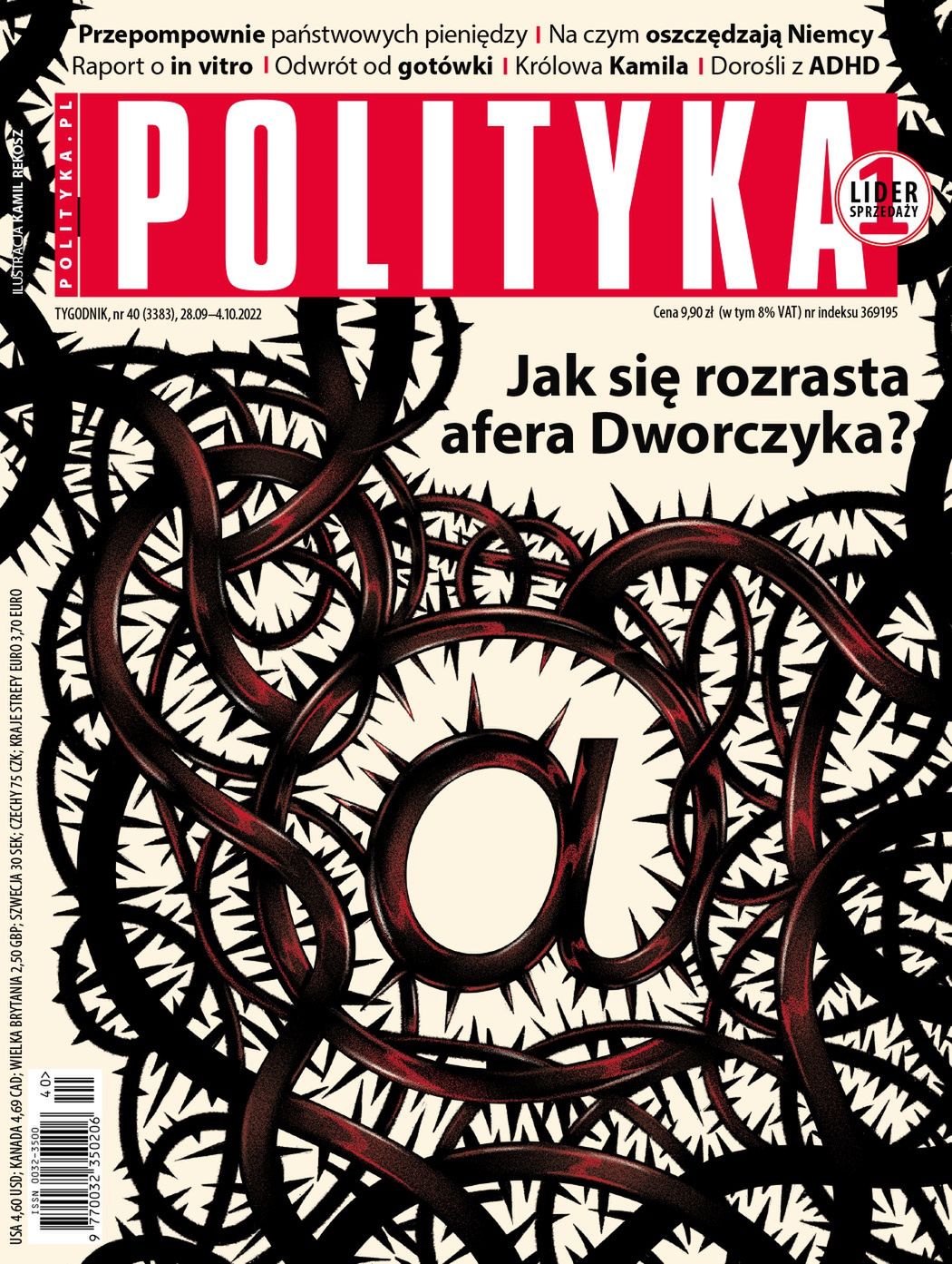 Okładka tygodnika "Polityka"