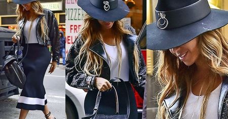 Beyonce na spacerze w Nowym Jorku (ZDJĘCIA)