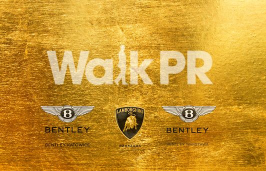 Lamborghini i Bentley obsługiwane przez Walk PR
