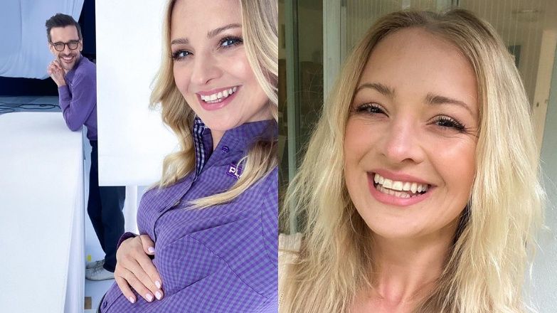 Ciężarna Basia Kurdej-Szatan wróciła do pracy