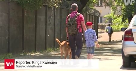 Choć jest niewidomy, sam wychowuje syna (WIDEO)