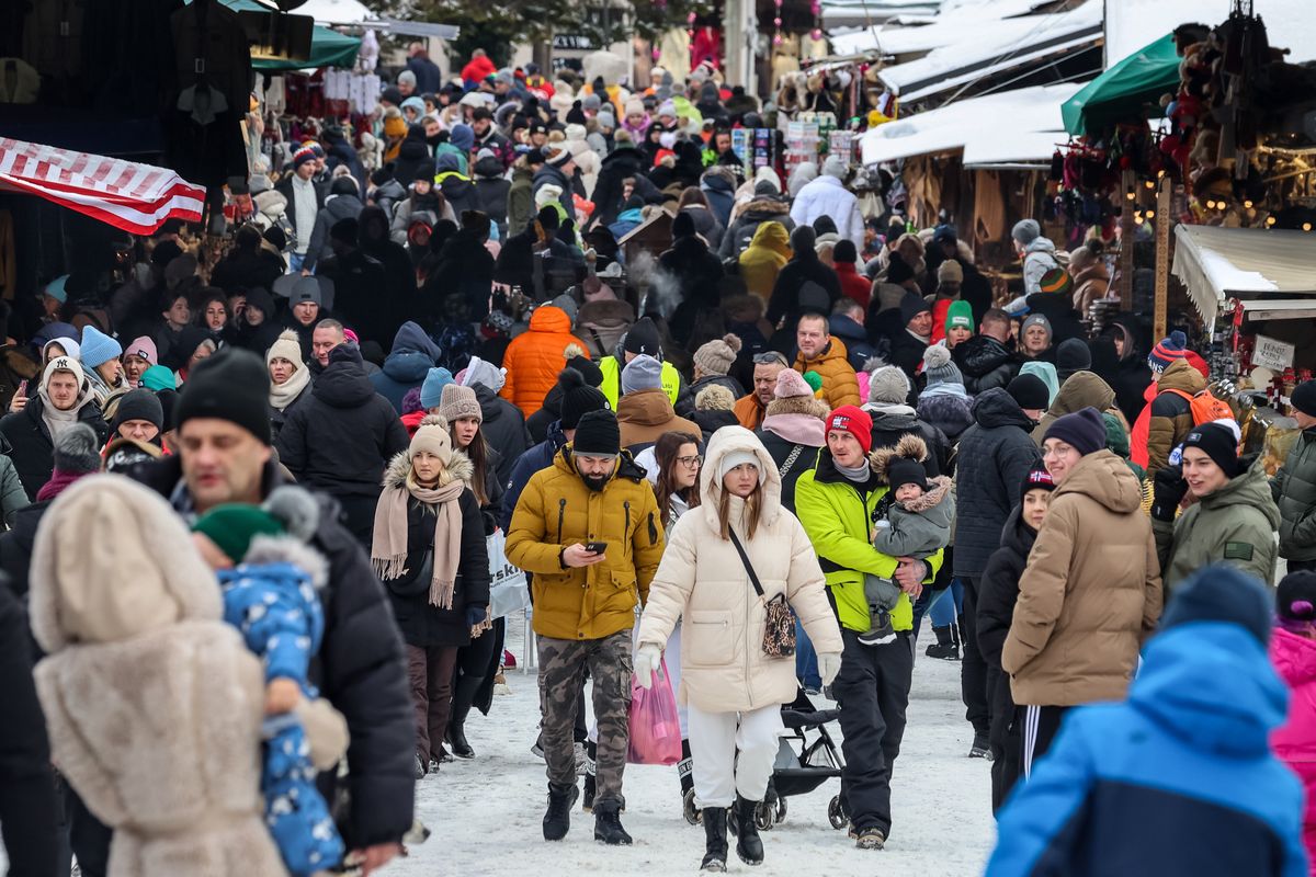 Zakopane podczas ferii przeżywa prawdziwe oblężenie