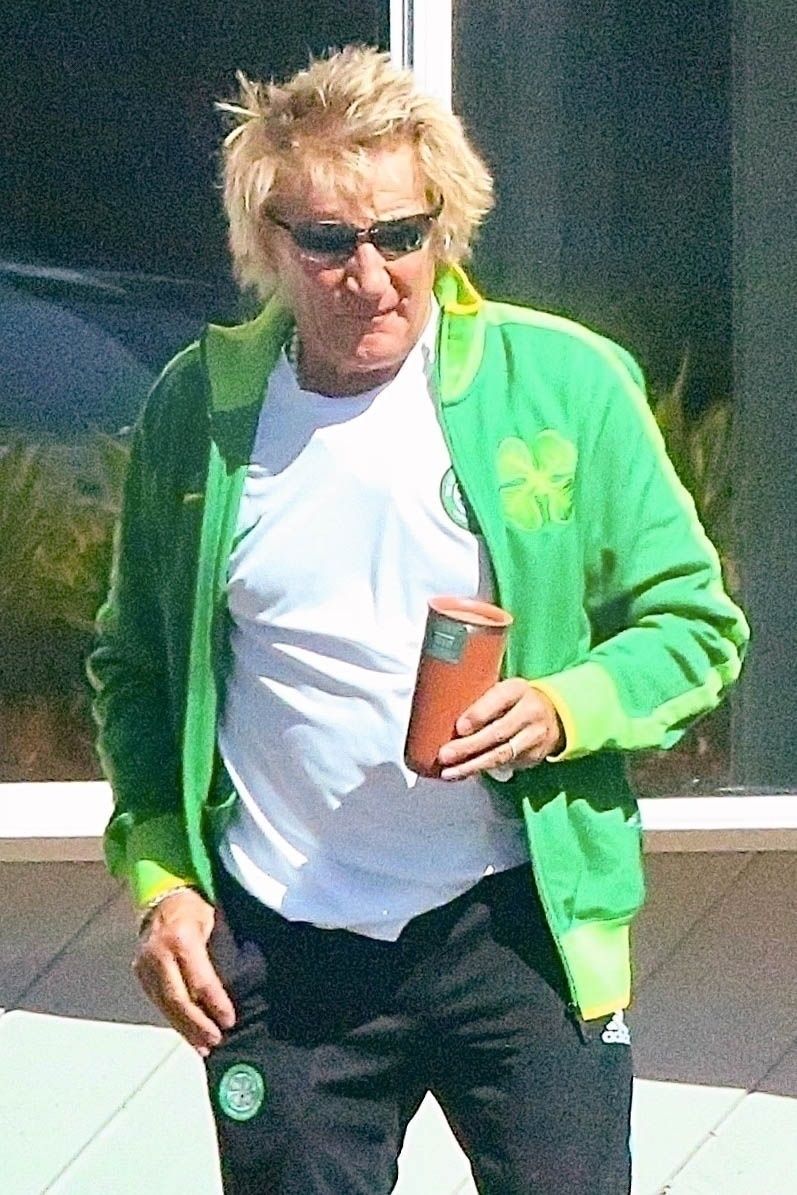 Rod Stewart obdarował żonę soczystym pocałunkiem