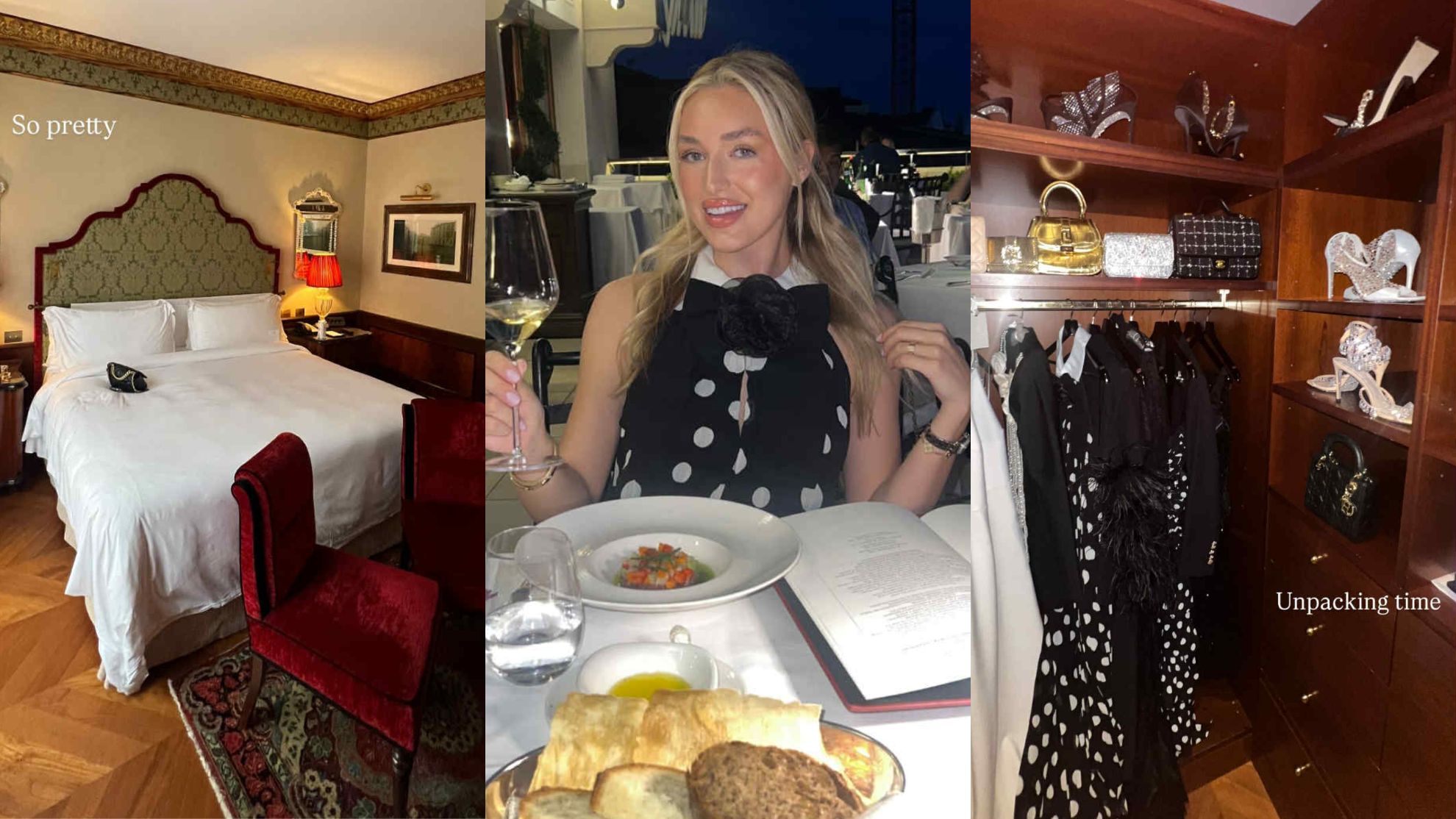 Caroline Derpienski pozdrawia z Wenecji. Tu się zatrzymała