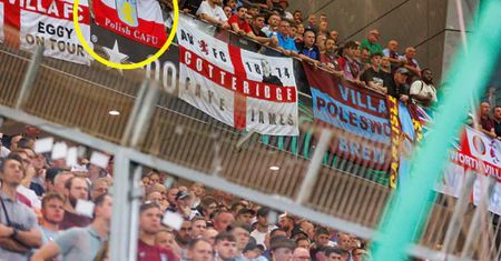 Tak wyglądał sektor Anglików w meczu z Legią. Tego nikt się nie spodziewał