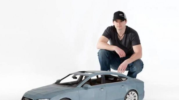 Idealne Audi A7 wykonane z papieru [wideo] 1