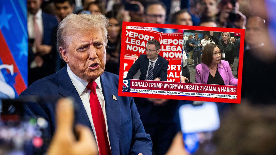 Telewizja Republika ogłosiła Trumpa zwycięzcą debaty