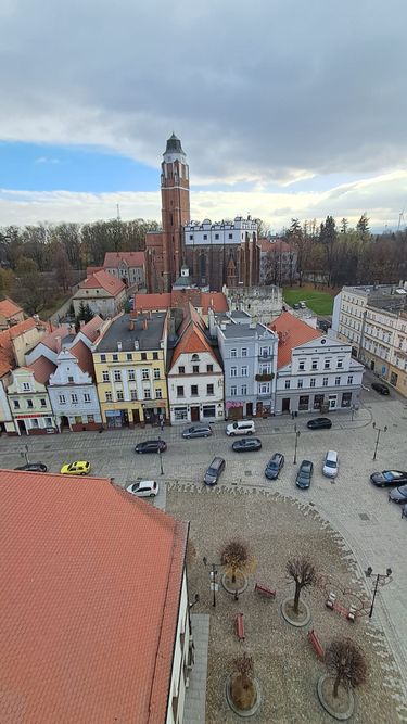 Widok z wieży ratuszowej