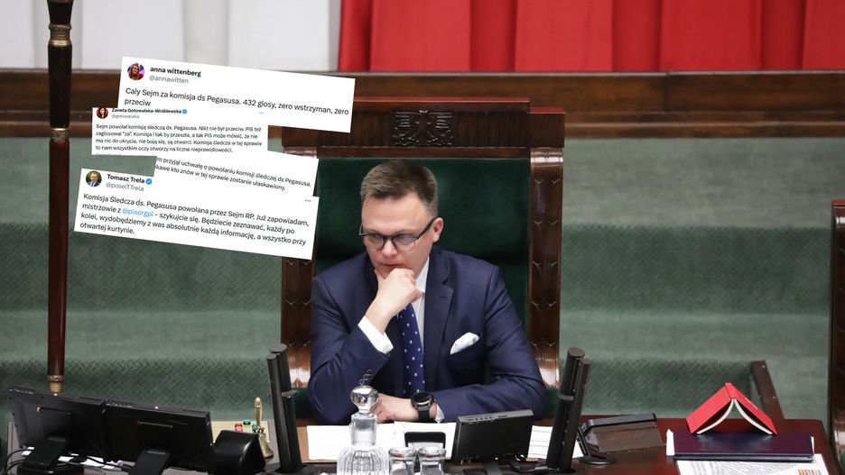 Marszałek Sejmu Szymon Hołownia