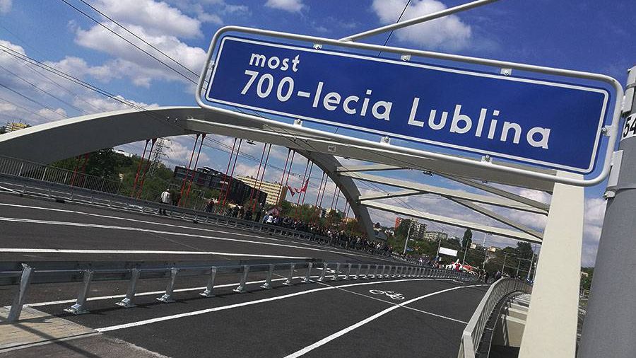 Most 700-lecia w ciągu ul. Muzycznej w Lublinie