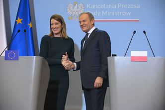 "Musimy pójść śladem Polski". Szefowa PE mówi o znacznych inwestycjach w obronność