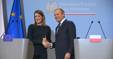 "Musimy pójść śladem Polski". Szefowa PE mówi o znacznych inwestycjach w obronność