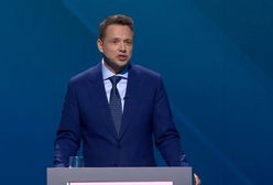 Kolejne pytanie i znów to samo. Trzaskowski o Nawrockim