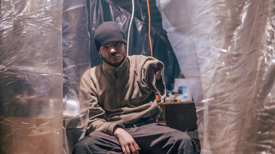 Portraits Of Ukrainian Soldiers Inside The Azovstal Steel Works
May 10, 2022, Mariupol, Ukraine: In this photo provided by Azov Special Forces Regiment of the Ukrainian National Guard Press Office, a soldier who lost his left arm in the fighting. Dmytro Kozatsky, Azov Regiment fighter and photographer, documented the siege of the Azovstal metalworks. Before his capture Kozatsky posted his pictures on social media.,Image: 693916927, License: Rights-managed, Restrictions: , Model Release: no, Credit line: Dmytro Kozatsky/Azov Regiment / Zuma Press / Forum
Dmytro Kozatsky/Azov Regiment / Zuma Press / Forum
zuma24, 20220510_int_z03_011.jpg, category_code_int