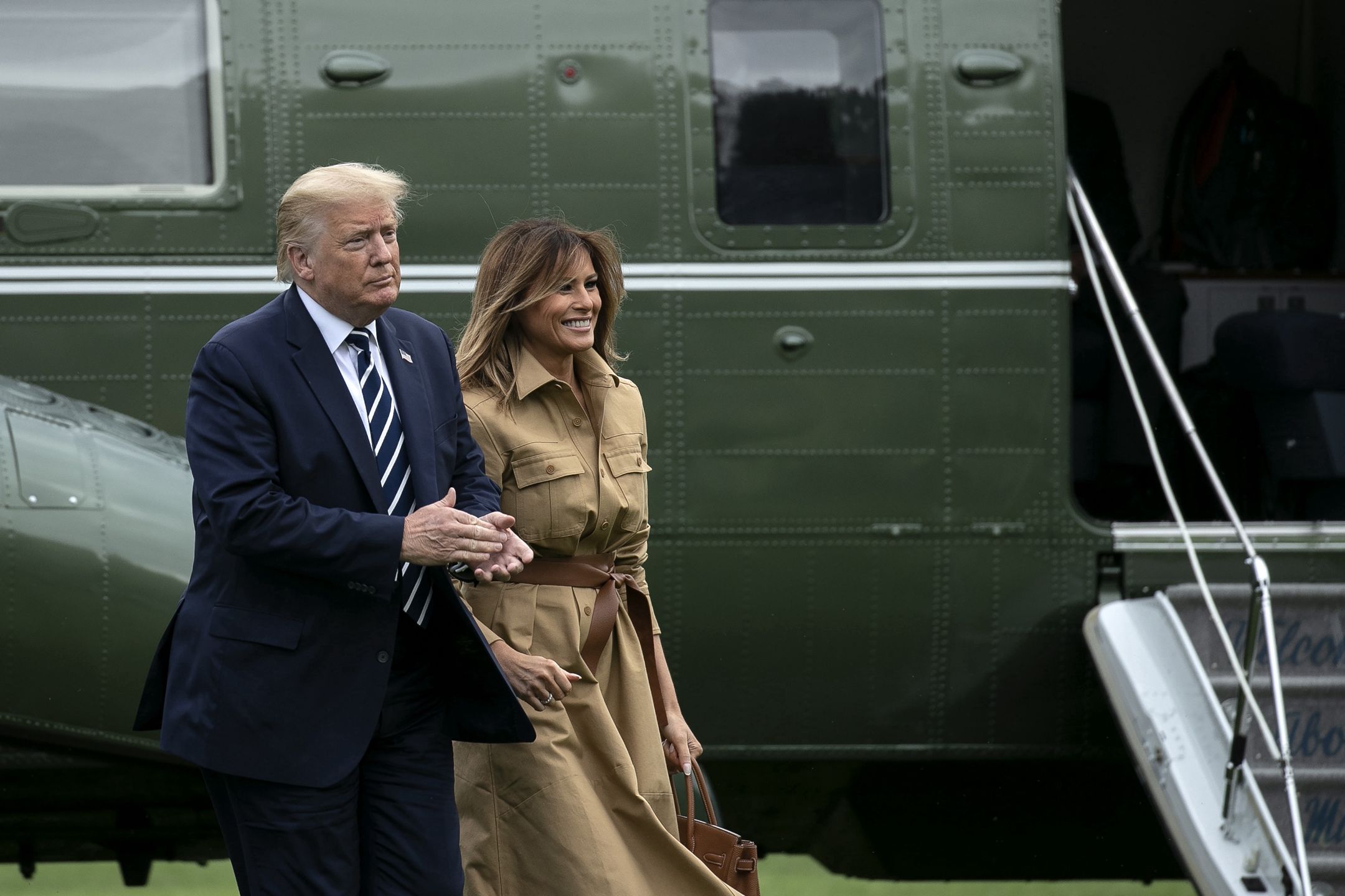 Barron Trump przerósł Donalda i Melanię