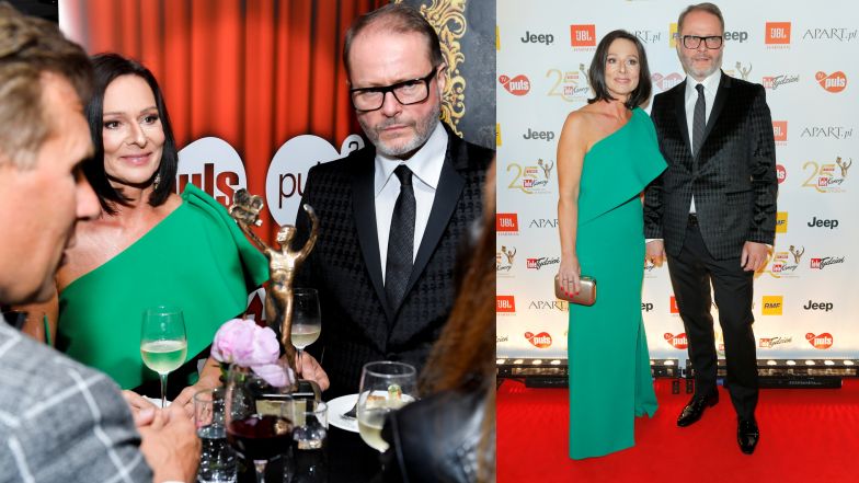 Artur Żmijewski z żóną na Telekamerach