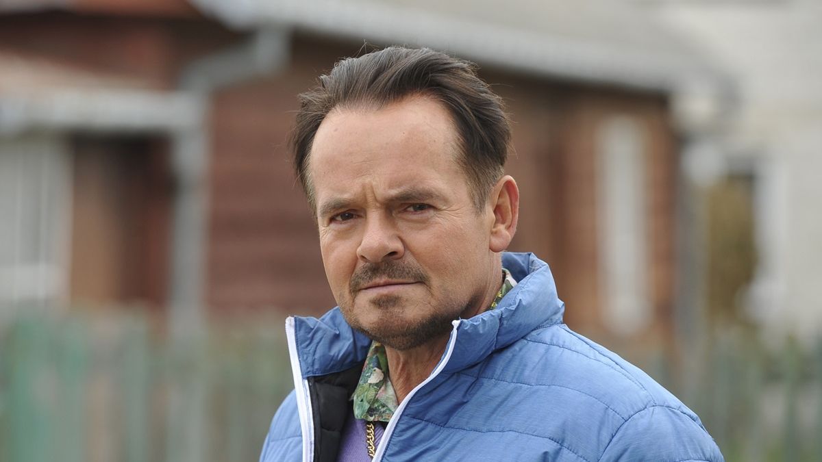 Piotr Pręgowski na planie "Rancza".