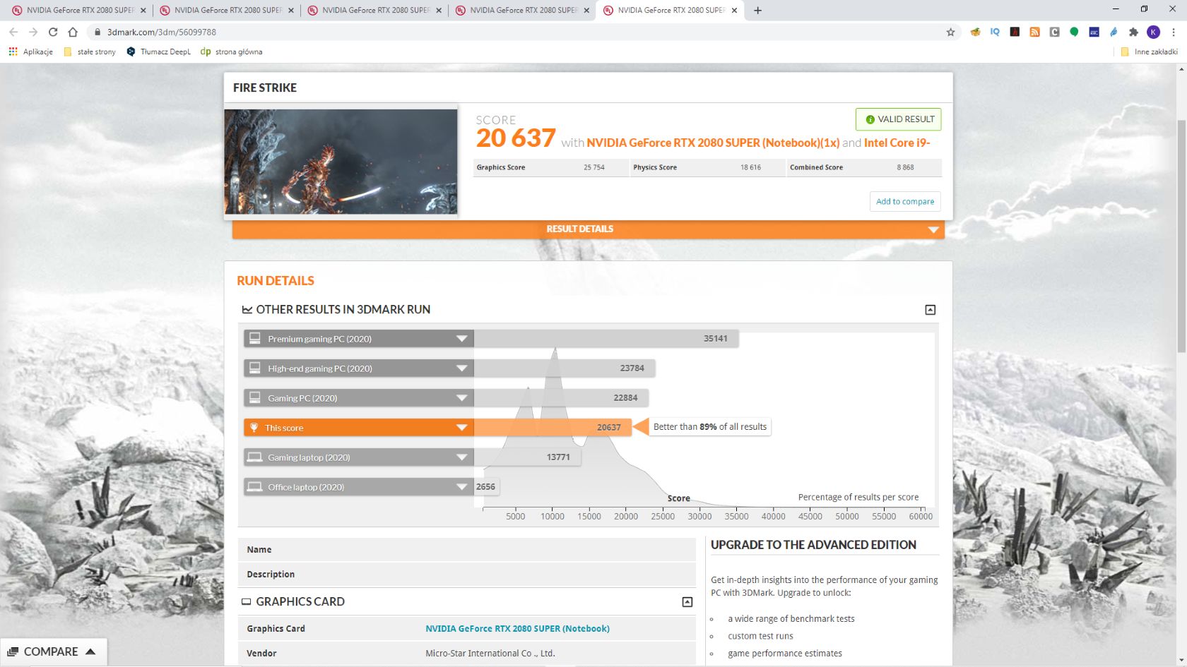 Bestia, nie laptop. Ryzen 9 5900HX i RTX 3080 w notebooku Asus ROG Strix Scar 17 – test 23