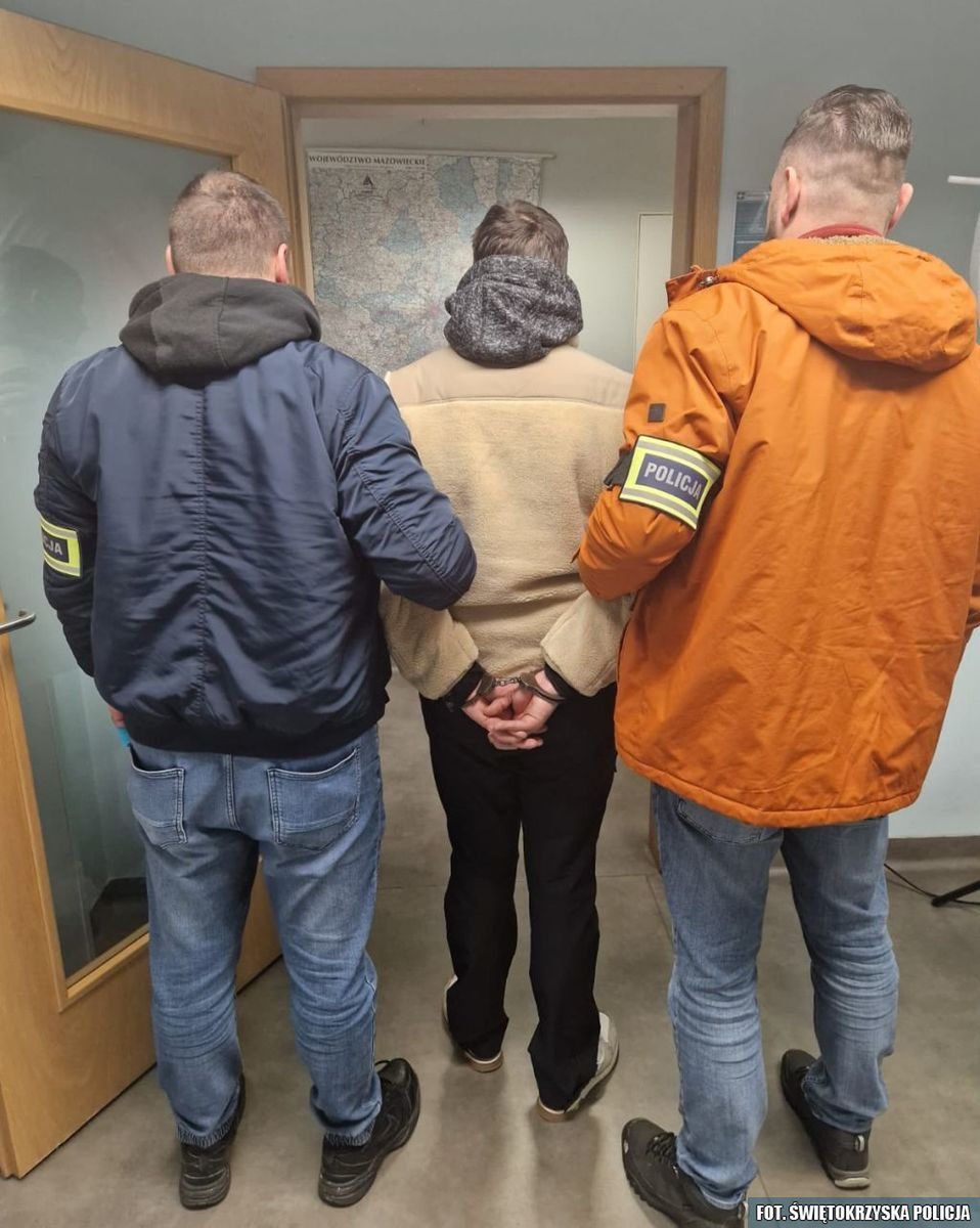 List gończy zakończony zatrzymaniem. Staszowscy kryminalni odnaleźli 44-latka w Płocku