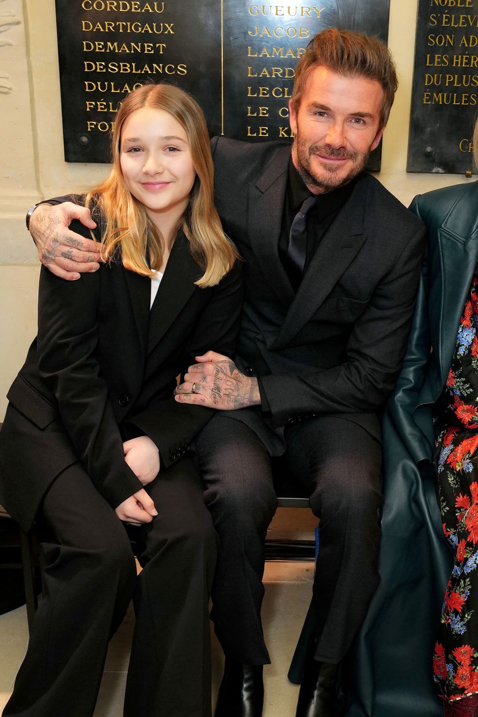 David Beckham z córką, Harper