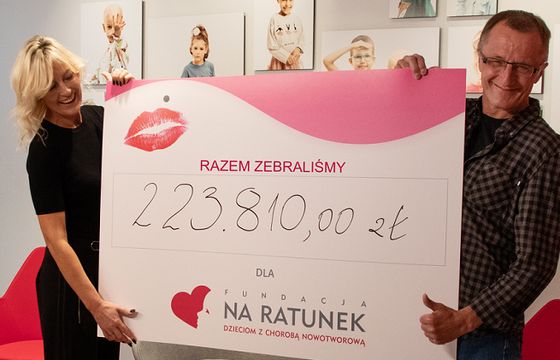 Moliera 2 w ramach akcji #DzienSzpilek przekazał 224 tys. zł na walkę z nowotworami