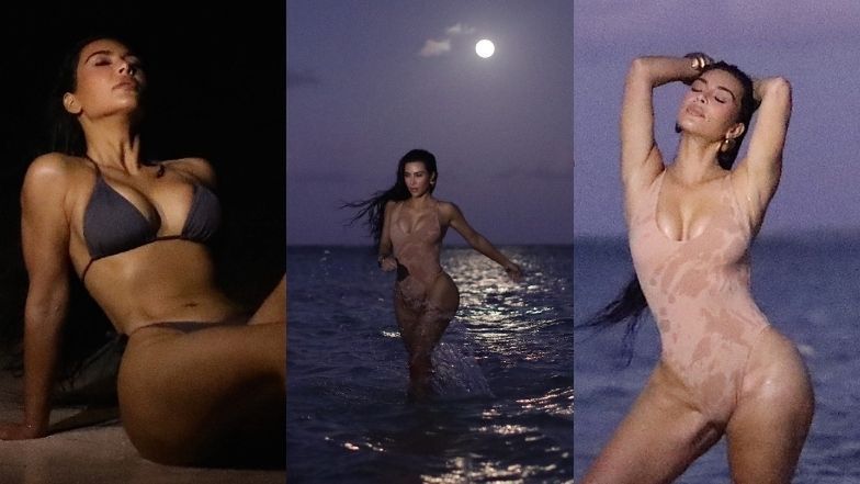 Kim Kardashian wygina się podczas nocnej sesji na Karaibach