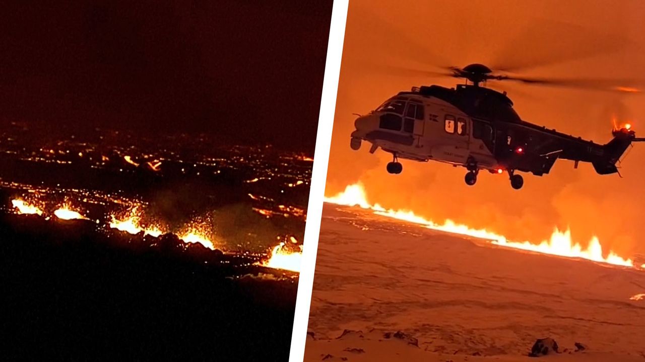 Potężna erupcja wulkanu na Islandii. Nowe nagrania zapierają dech
