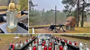 Symbol pamięci po tragedii sprzed lat. Nowy krzyż w Brzozie pod Otłoczynem