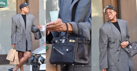 EJ Johnson lansuje się po Beverly Hills w obcisłych spodenkach i torebką za ĆWIERĆ MILIONA ZŁOTYCH