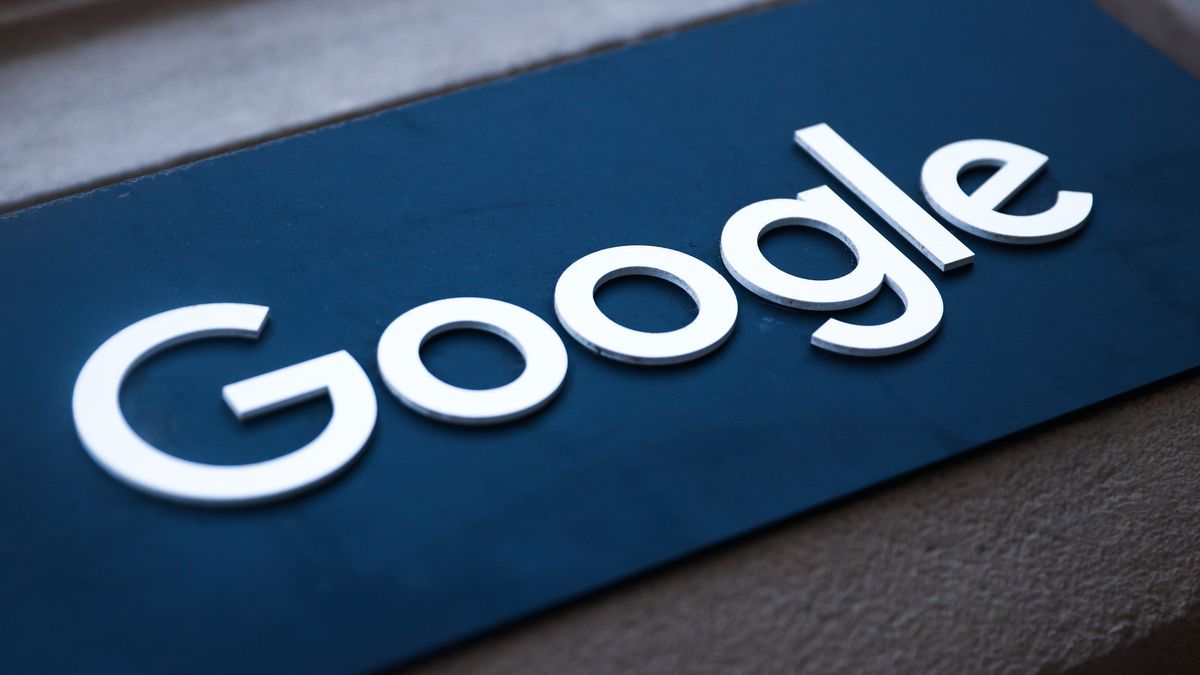 Google logo sign is seen outiside Google office in Krakow, Poland on February 29, 2024. (Photo by Beata Zawrzel/NurPhoto via Getty Images)