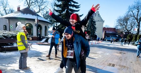 Zakochani biegli razem po medal