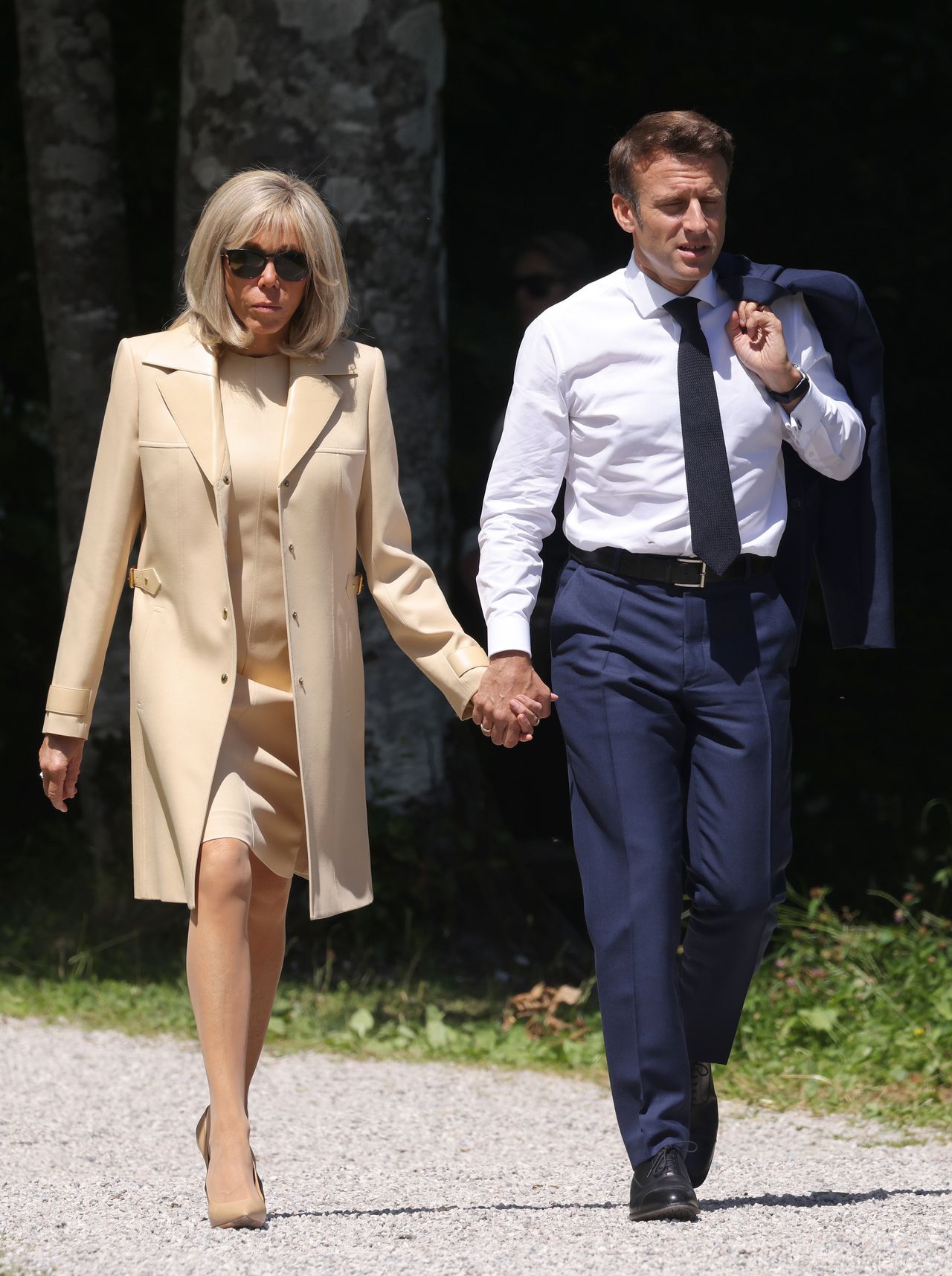 Brigitte Macron and Emmanuel Macron