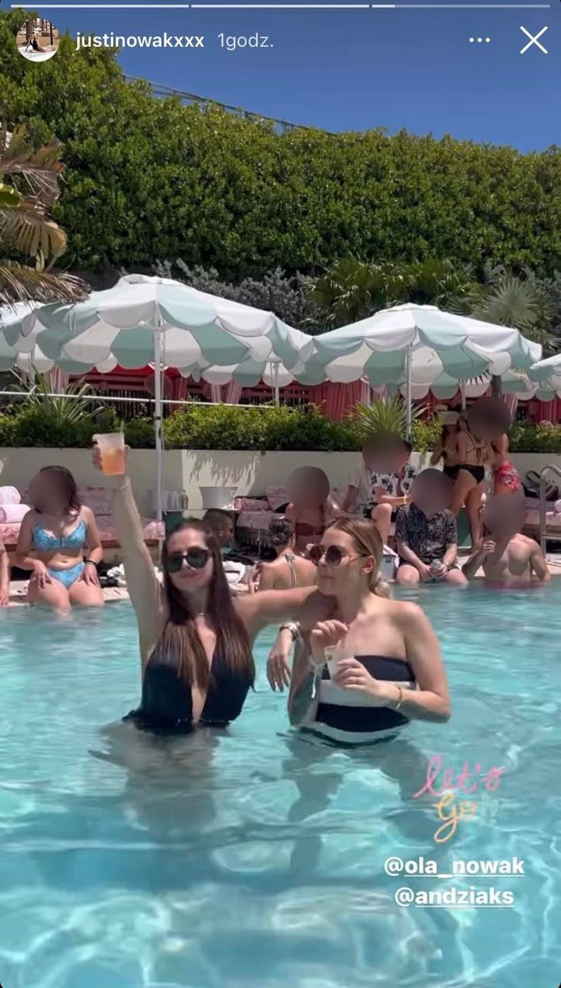 Andziaks szaleje w Miami z koleżankami. Świętowała wieczór popanieński