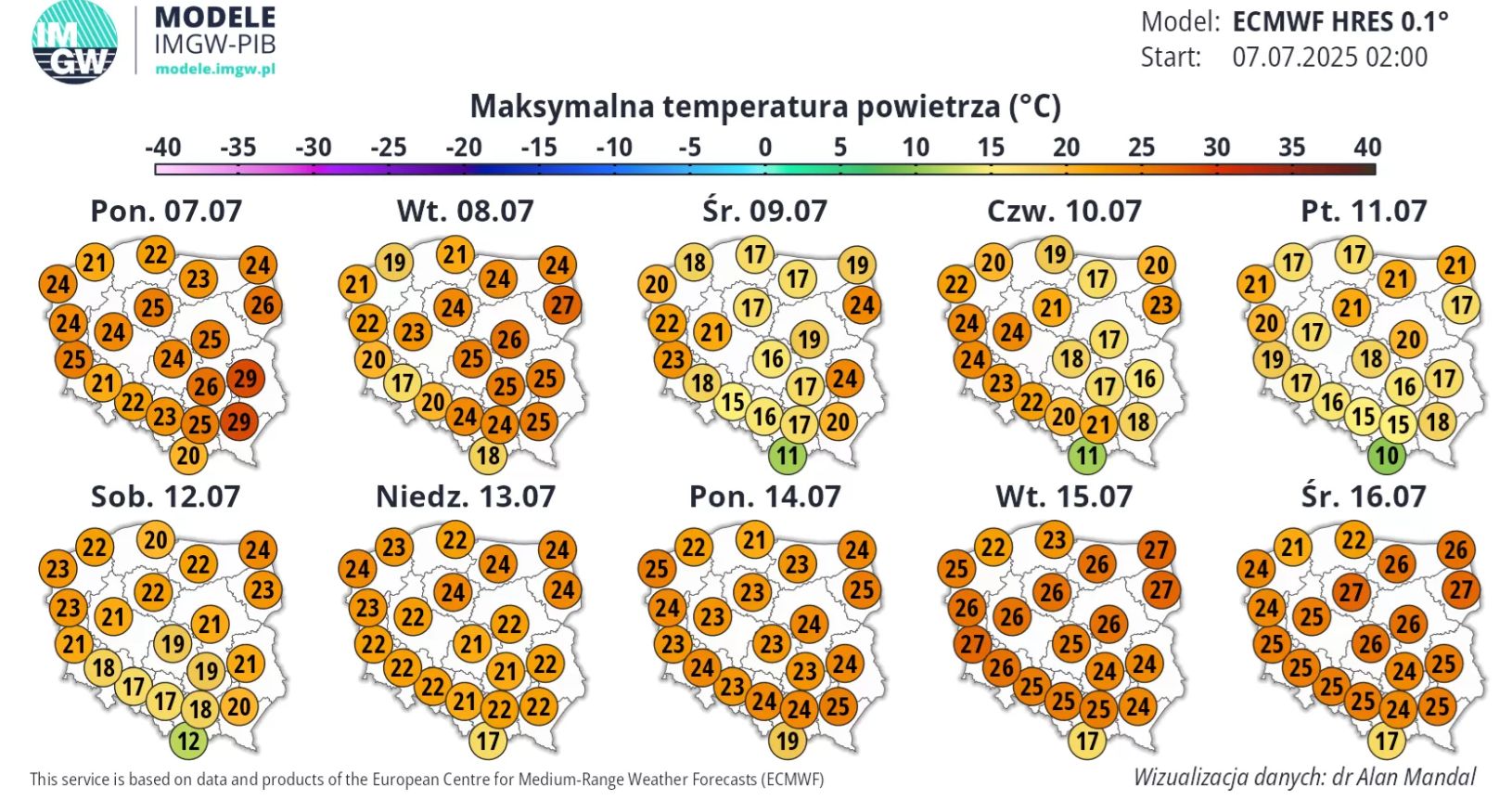 W wielu miejscach w Polsce zrobi się zdecydowanie chłodniej
