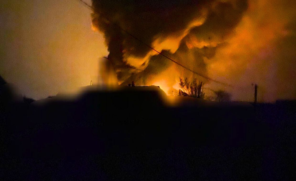 Russians attacked Zwiahel. "There has been air contamination"