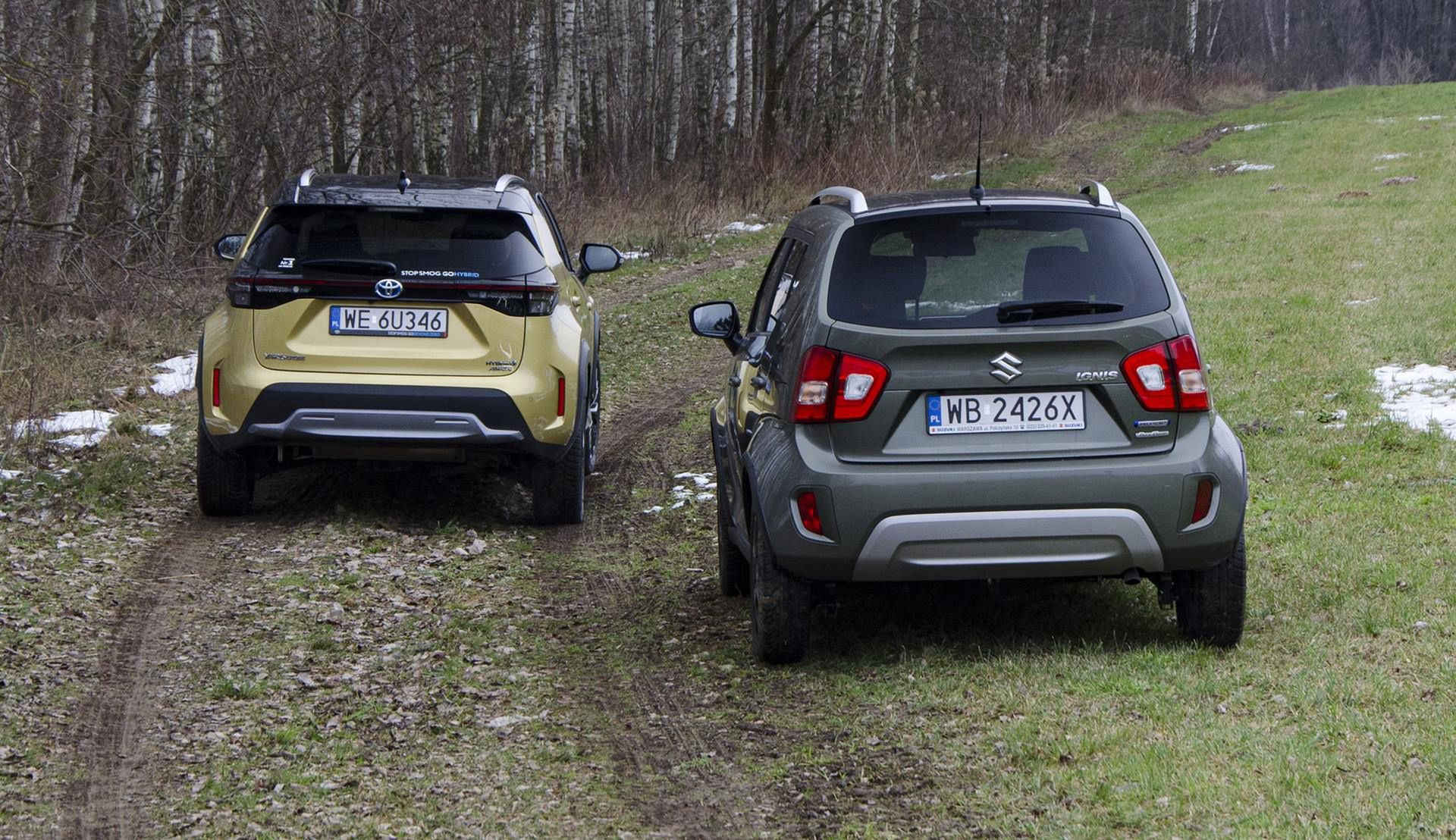 Suzuki Ignis i Toyota Yaris Cross