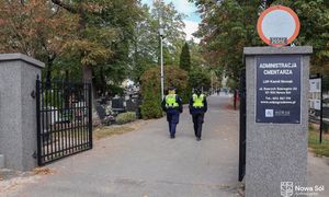 Więcej patroli na cmentarzach. Komendant mówi, jak działają złodzieje