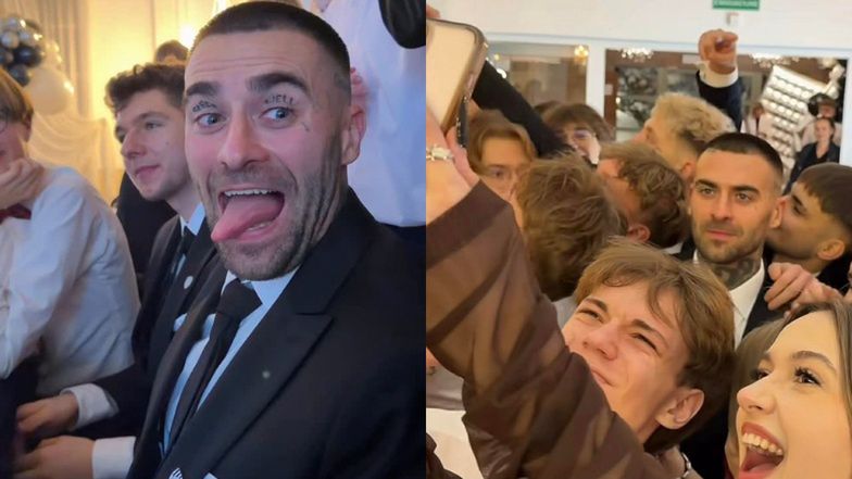 Quebonafide wbił na studniówkę do szkoły w Suwałkach. NIESPODZIA