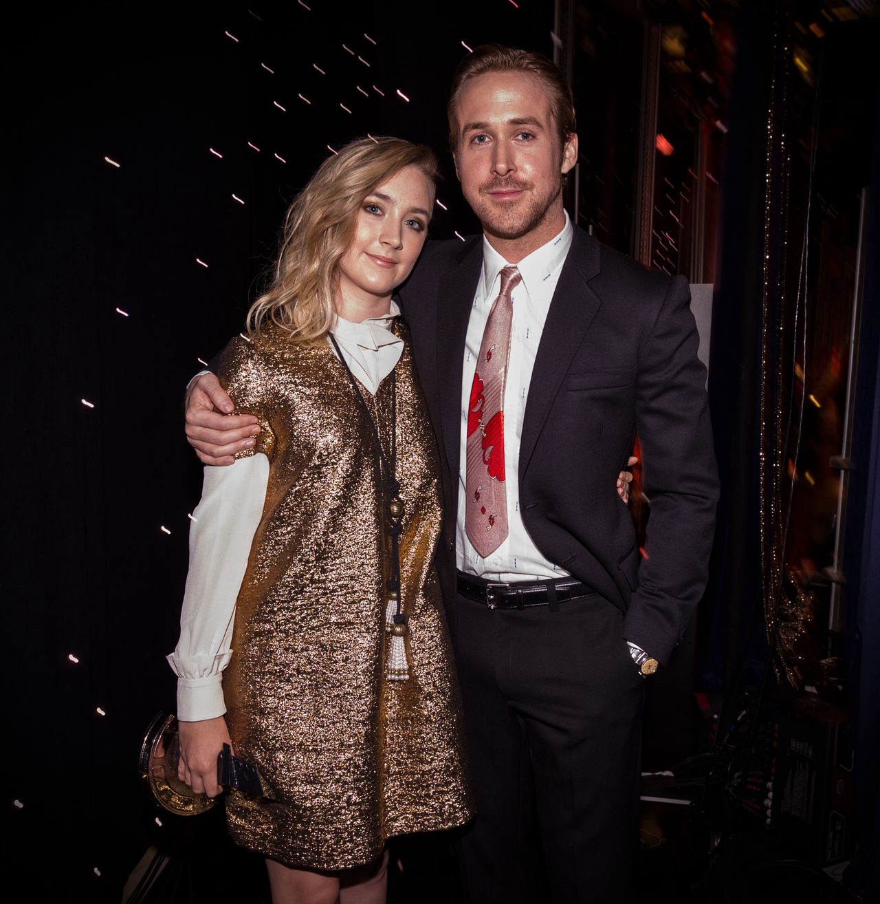 Saoirse Ronan i Ryan Gosling w 2015 roku