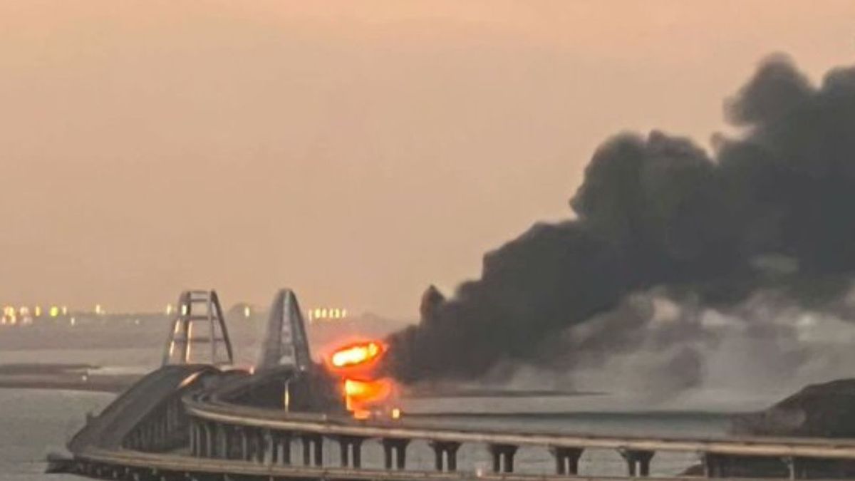 SBU: zaatakowaliśmy i uszkodziliśmy Most Krymski