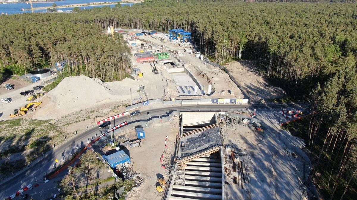 Wydrążono już ponad 500 m tunelu, który połączy wyspy Uznam i Wolin.