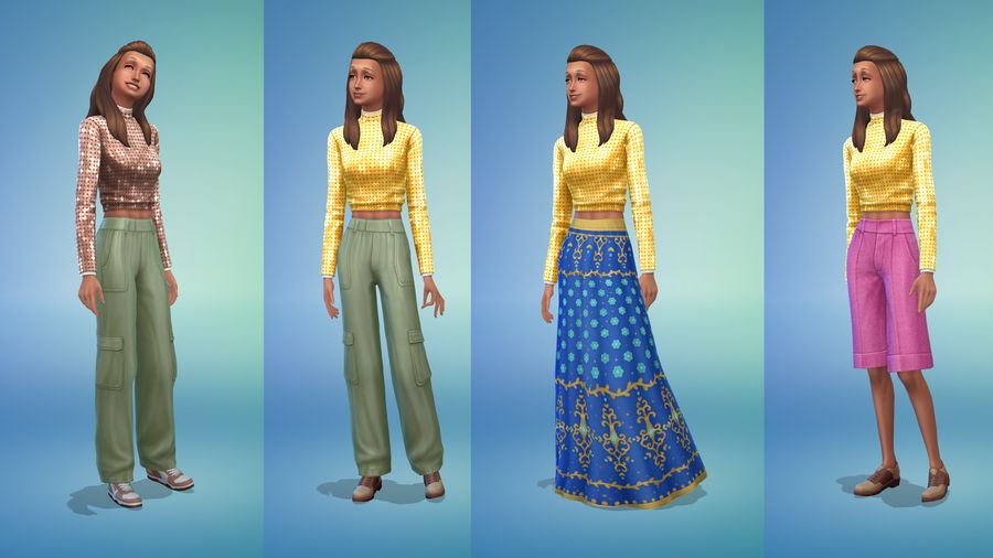 The Sims 4: Księżycowy Szyk, elementy ubioru