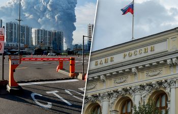Ukraińskie ataki na rosyjski biznes. Bank centralny reaguje